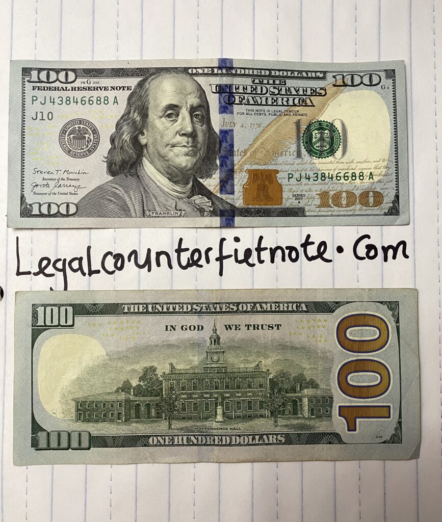 High-Quality Fake $100 Bills - LegalCounterfeitNote.com