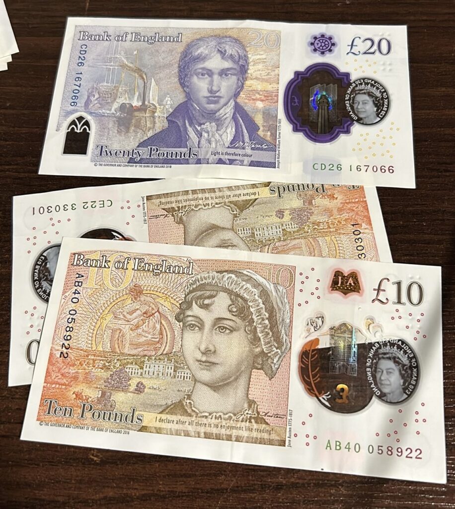 Realistic counterfeit British pounds note for sale on LegalCounterfeitNote.com